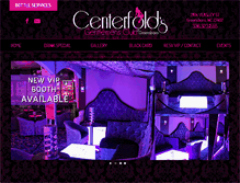 Tablet Screenshot of centerfoldsnc.com